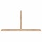 Ekena Millwork Portland Smooth Timber Gable Bracket, Douglas Fir, 60"W x 30"H x 3 1/2"D x 3 1/2"F, 12/12 Pitch GBW060X30X0404POR00SDF - alternate 1